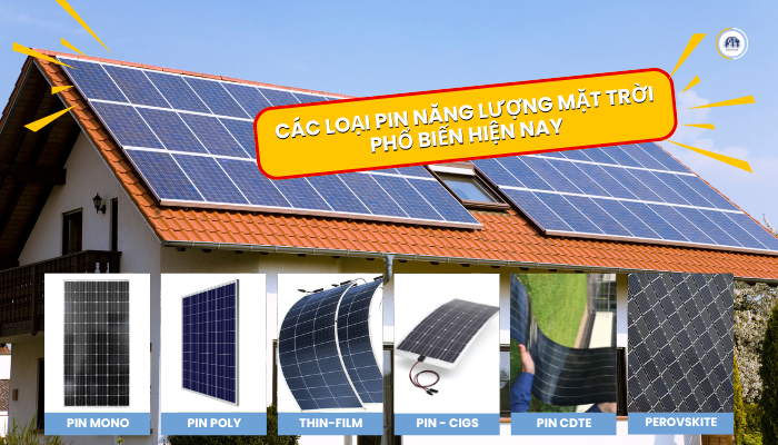 So sánh tuổi thọ pin năng lượng mặt trời các loại phổ biến